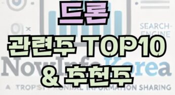 드론 관련 주식 및 시장 전망, 관련주 TOP10