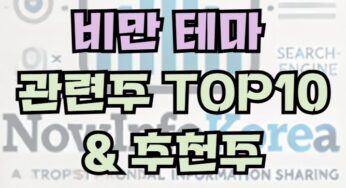 비만 관련 주식 및 시장 전망, 관련주 TOP10