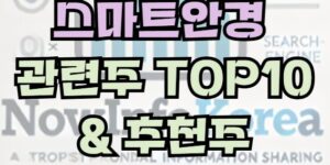 AI 스마트 안경 관련주 및 추천주 TOP 10