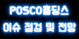 POSCO홀딩스 이슈 점검 및 전망