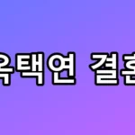 옥택연 결혼 10년 연애 서사부터 신혼집 위치까지 총정리