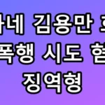 김가네 김용만 징역형 구형, 김밥집 점주 운명은?