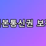 월 2만 원에 무제한? 기본통신권 보장 총정리
