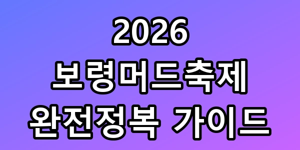 보령머드축제